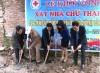 Đại diện các ban ngành đoàn thể huyện Phúc Thọ tại Lễ khởi công xây nhà Chữ thập đỏ