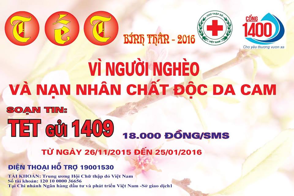 Truyền thông, nhắn tin ủng hộ Phong trào “Tết vì người nghèo và nạn nhân chất độc da cam” 2016