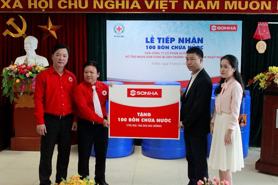 tiep nhan bon nuoc son ha