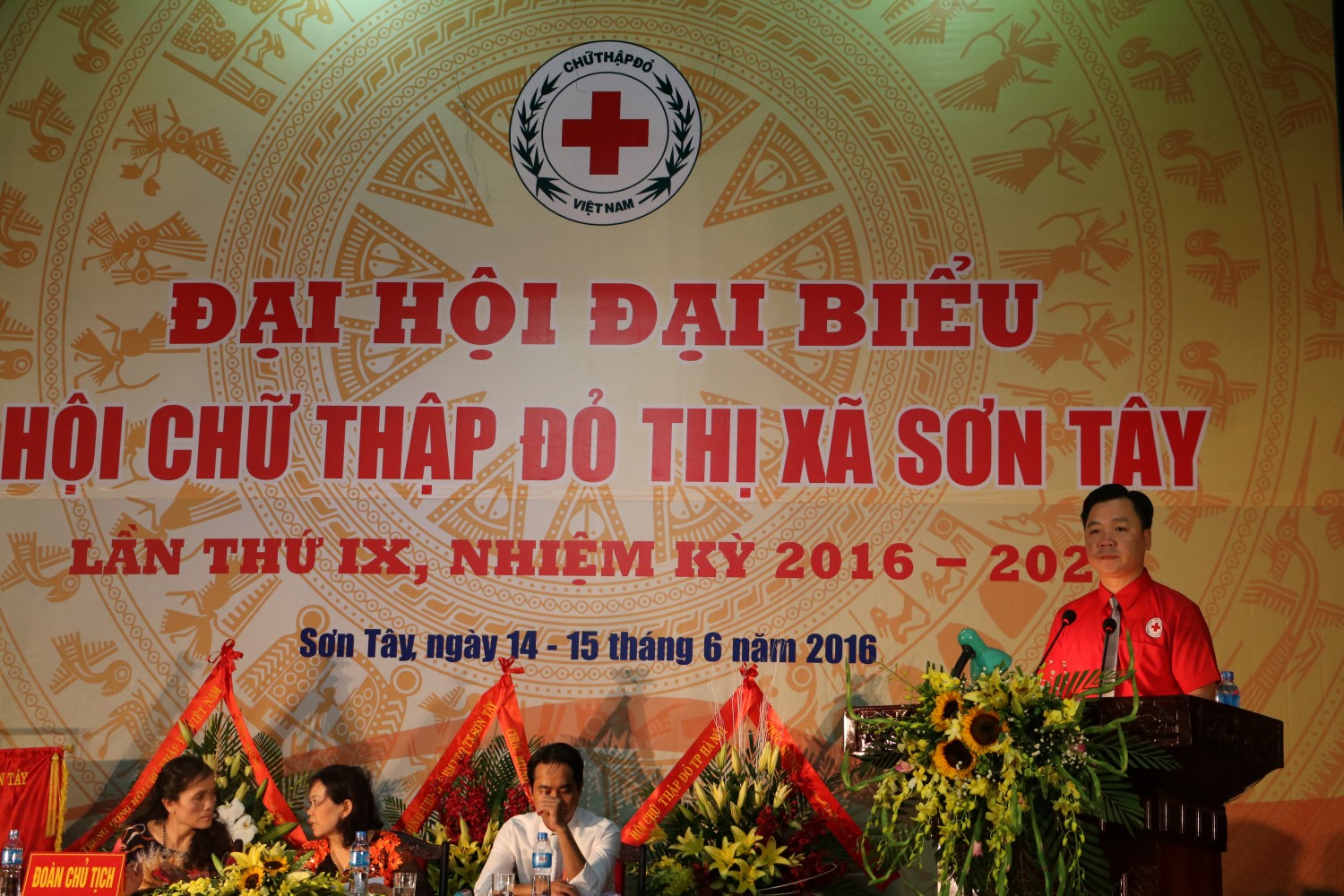 Ông Nguyễn Sỹ Trường – Chủ tịch Hội CTĐ thành phố Hà Nội phát biểu chỉ đạo Đại hội