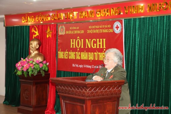 Chi hội tán trợ Chữ thập đỏ Thăng Long tổng kết công tác nhân đạo năm 2016 (2)
